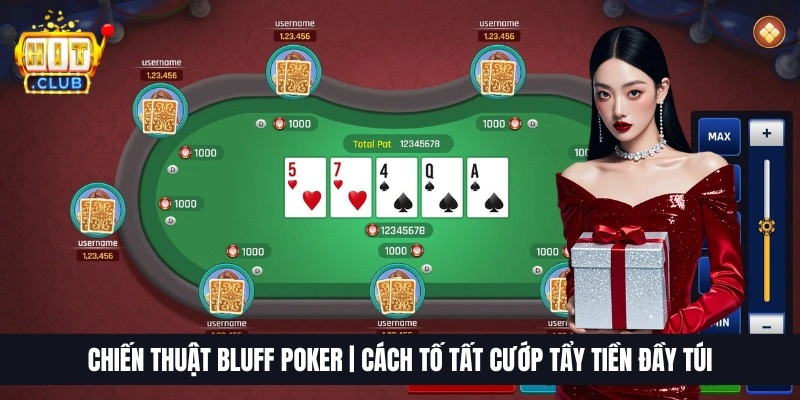 Chiến Thuật Bluff Poker | Cách Tố Tất Cướp Tẩy Tiền Đầy Túi