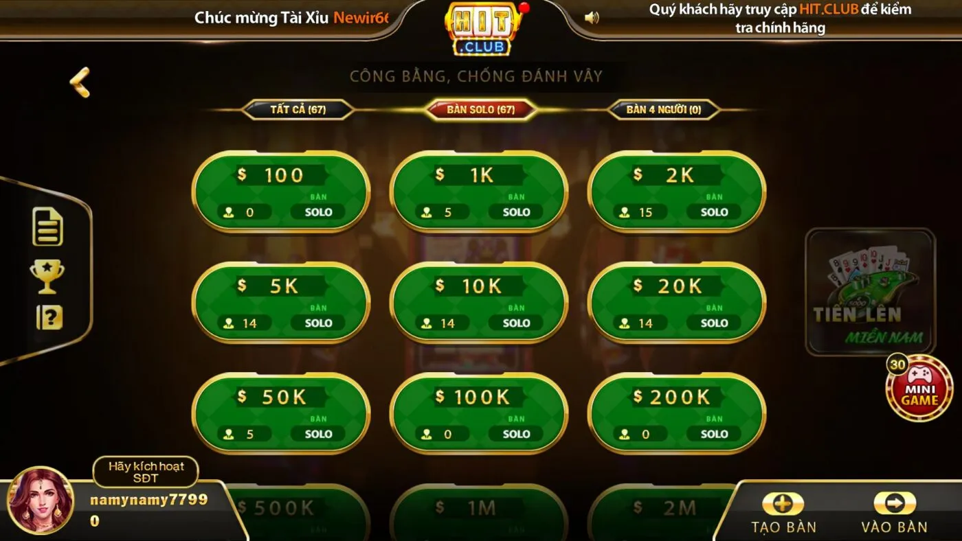Tiến Lên Miền Nam Hitclub: Luật Chơi Và Mẹo Về Nhất